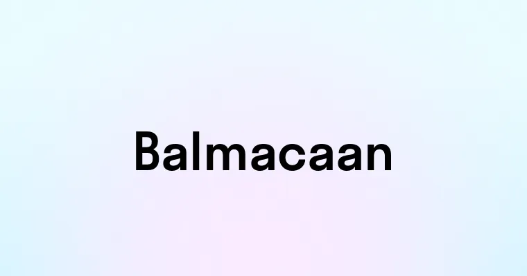 Balmacaan