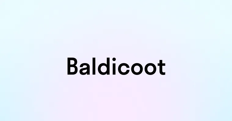 Baldicoot