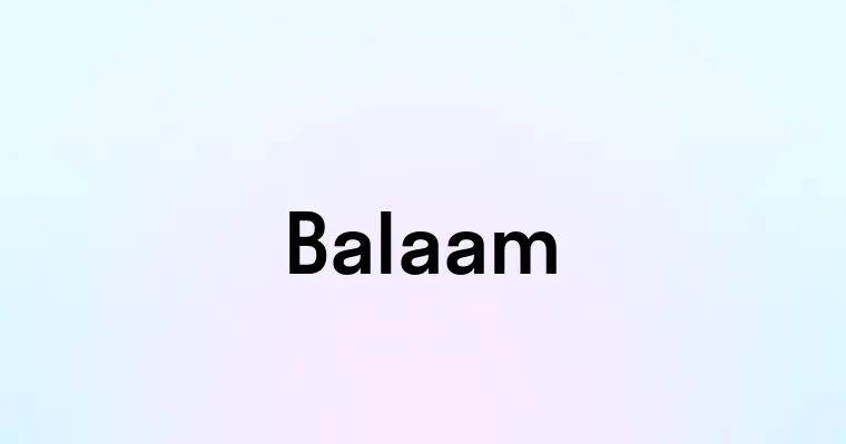 Balaam