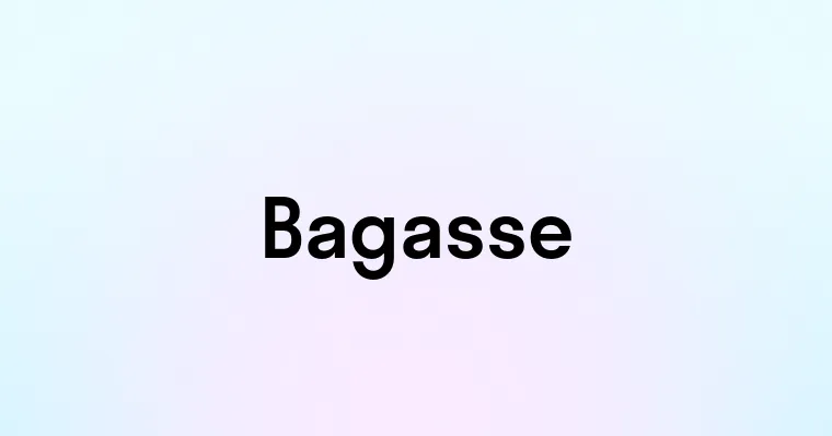 Bagasse