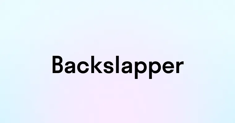 Backslapper