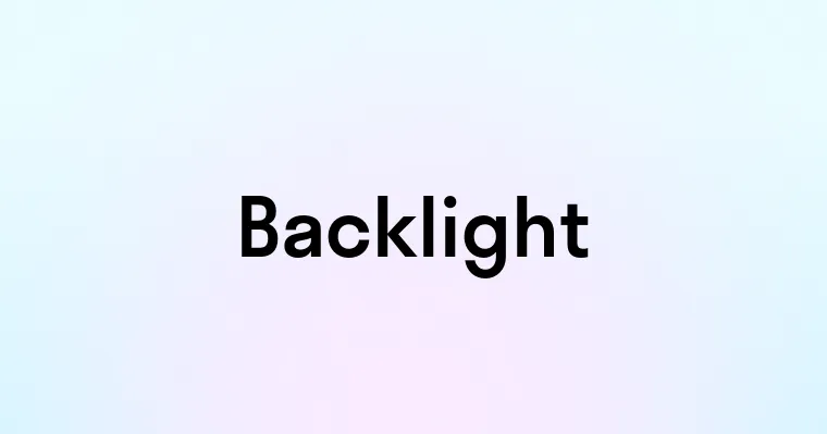 Backlight