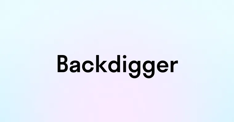 Backdigger