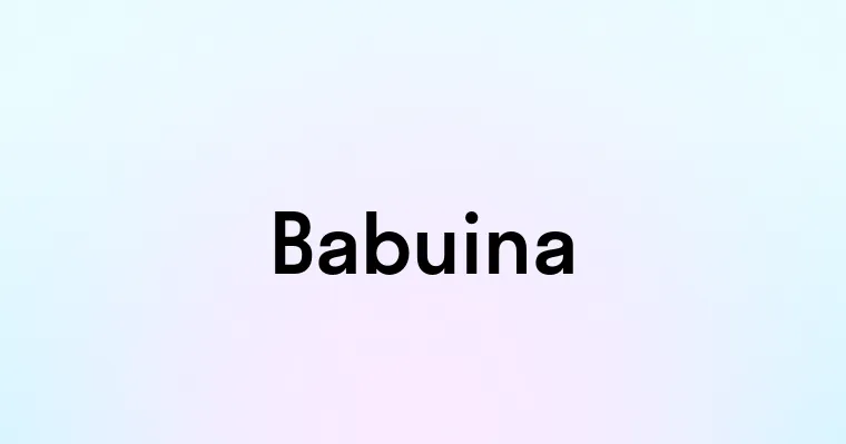 Babuina