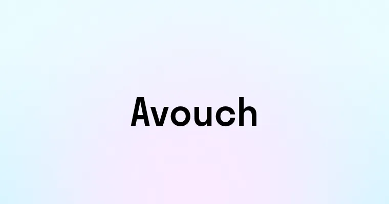 Avouch