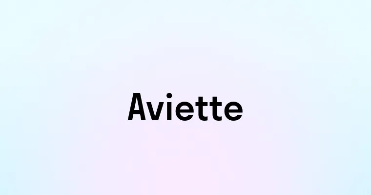 Aviette