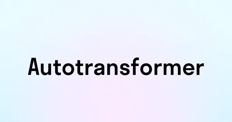 Autotransformer