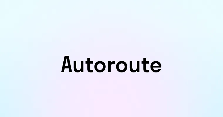 Autoroute