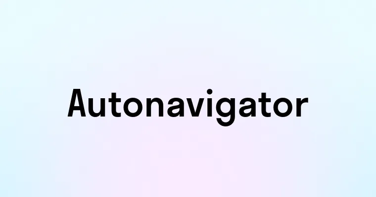 Autonavigator