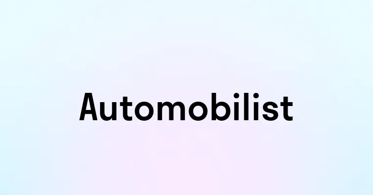 Automobilist