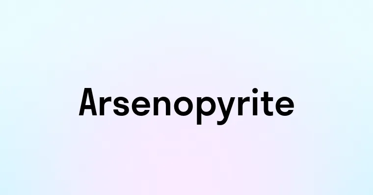 Arsenopyrite