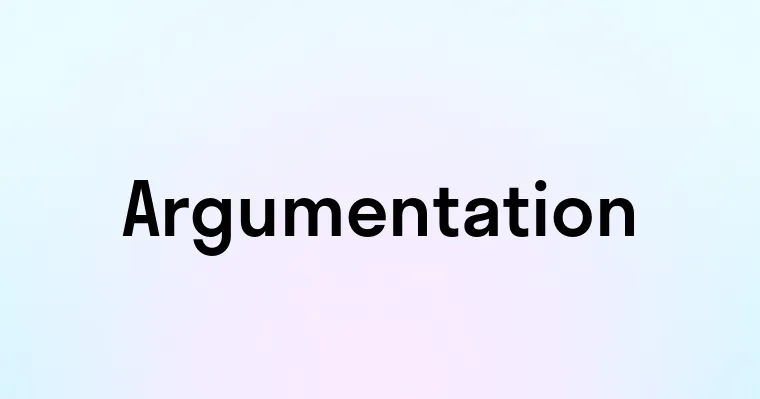 Argumentation