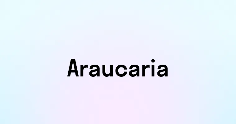 Araucaria