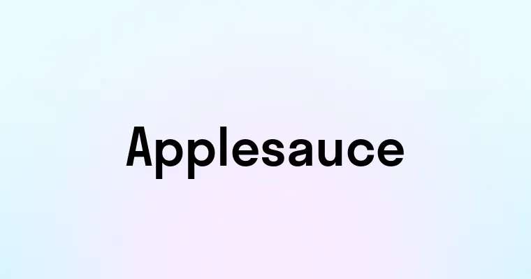 Applesauce