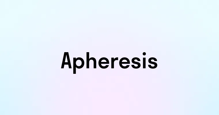 Apheresis