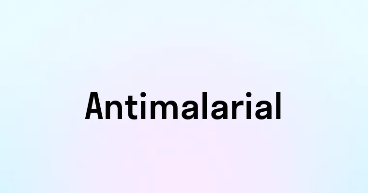 Antimalarial