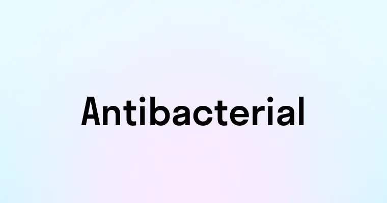 Antibacterial