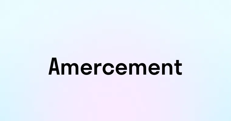 Amercement