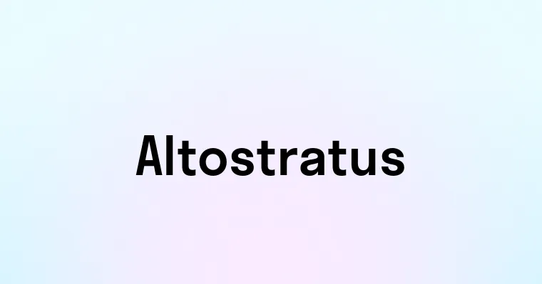 Altostratus