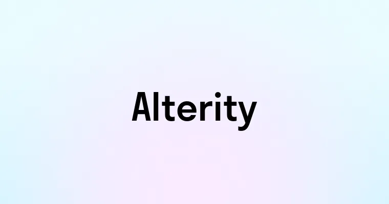 Alterity