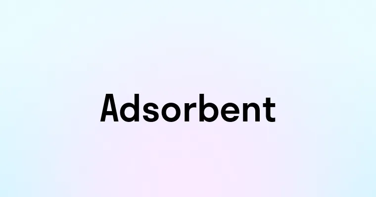 Adsorbent