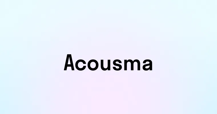 Acousma