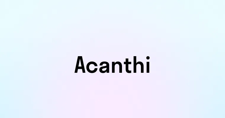 Acanthi