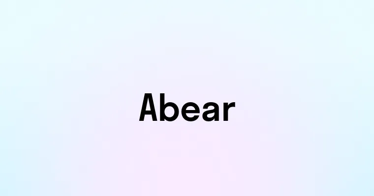 Abear