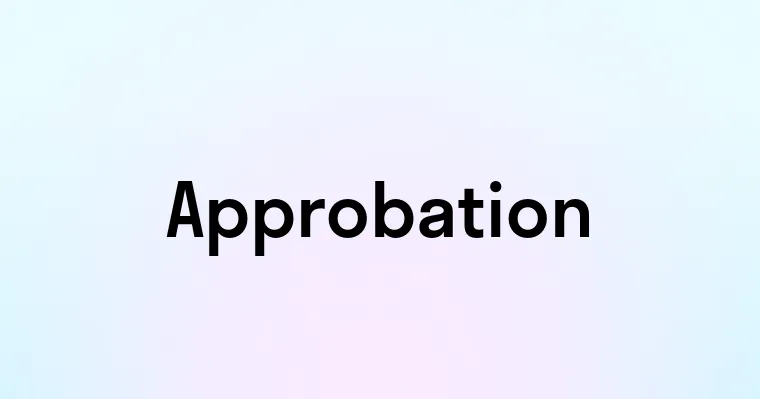 Approbation