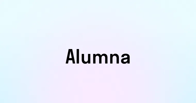 Alumna