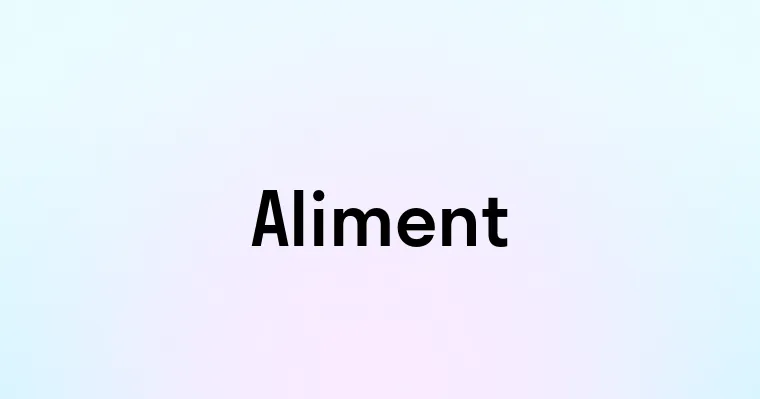 Aliment