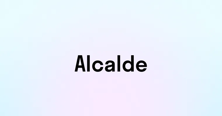 Alcalde