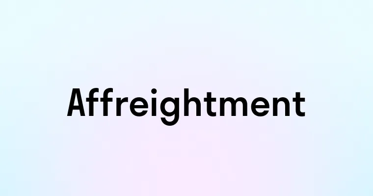 Affreightment