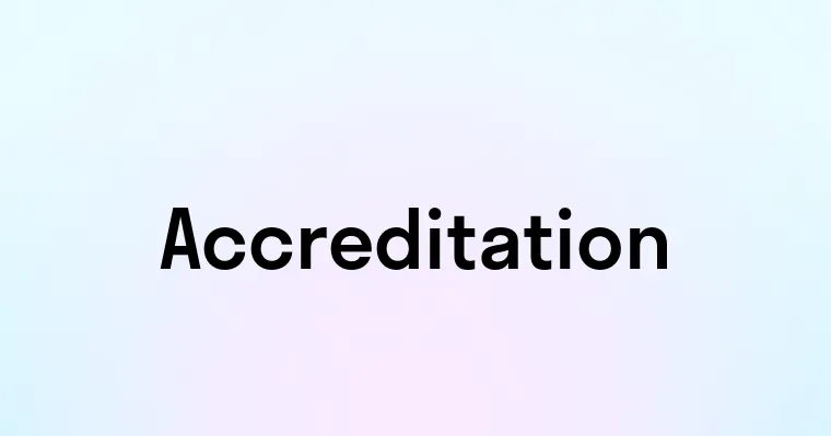 Accreditation