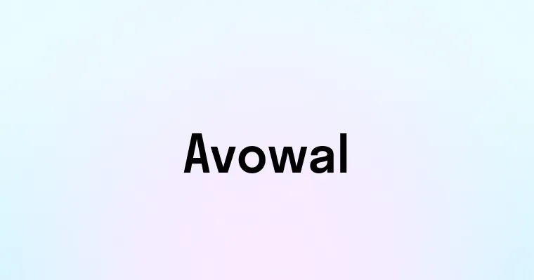 Avowal