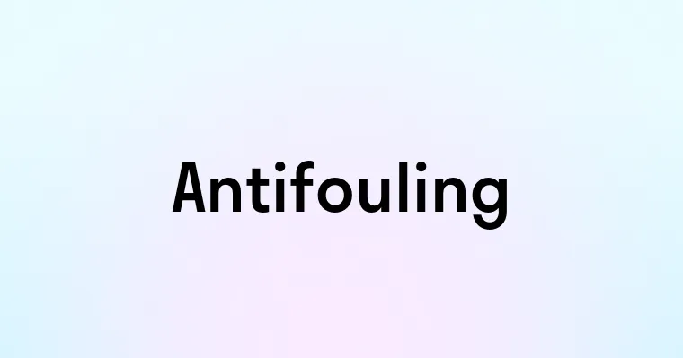 Antifouling