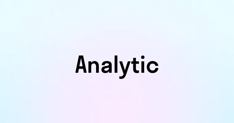 Analytic