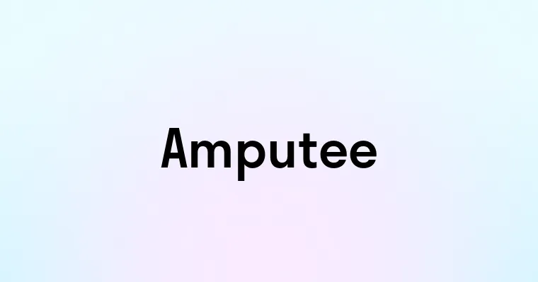 Amputee