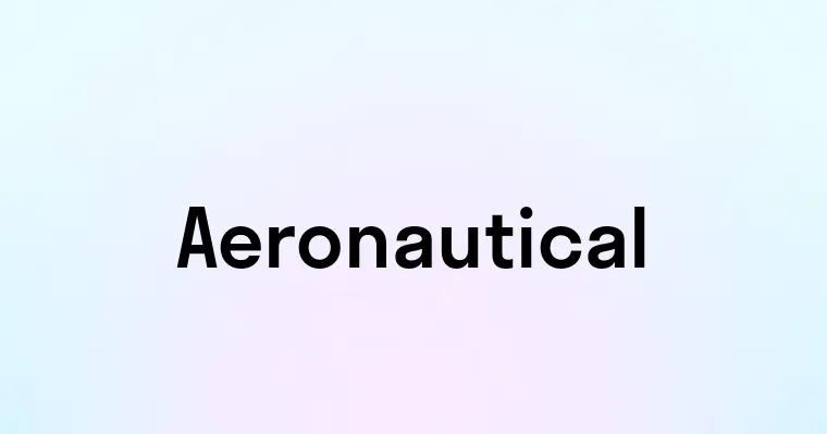 Aeronautical