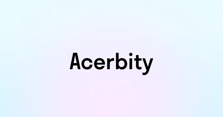 Acerbity