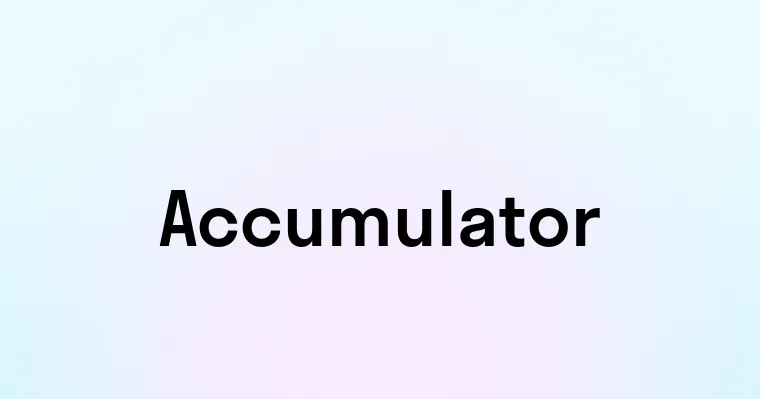 Accumulator