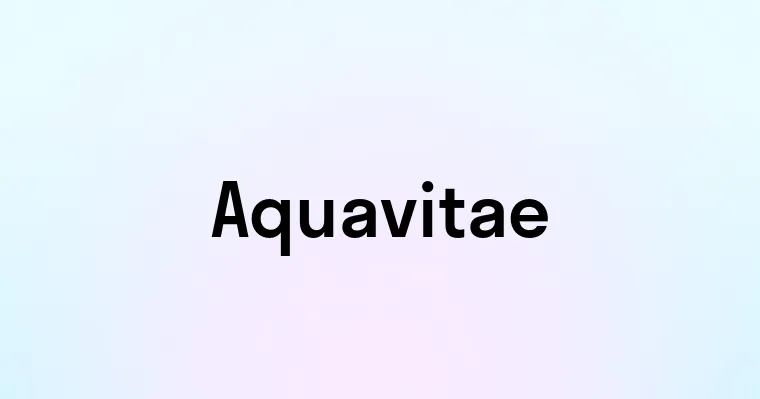 Aquavitae