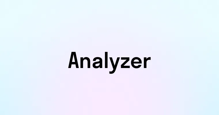 Analyzer