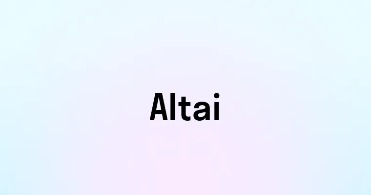 Altai