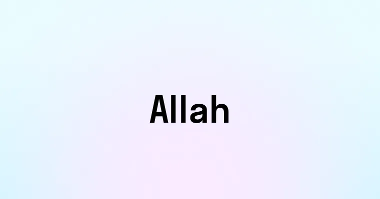 Allah