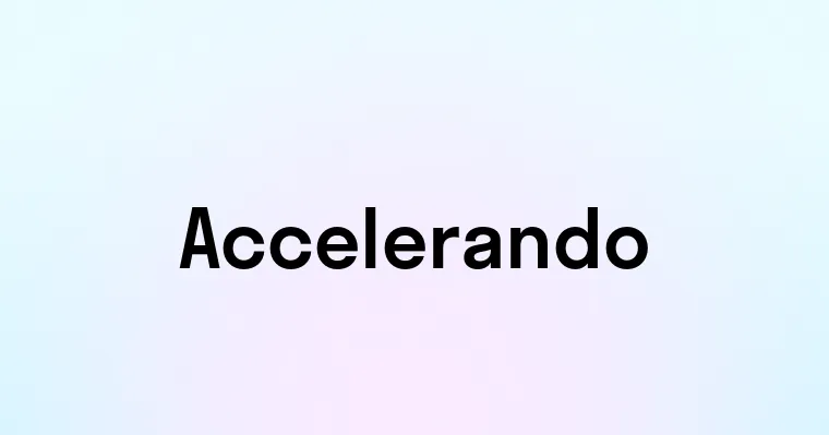 Accelerando