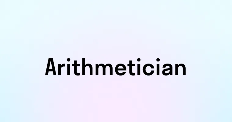 Arithmetician