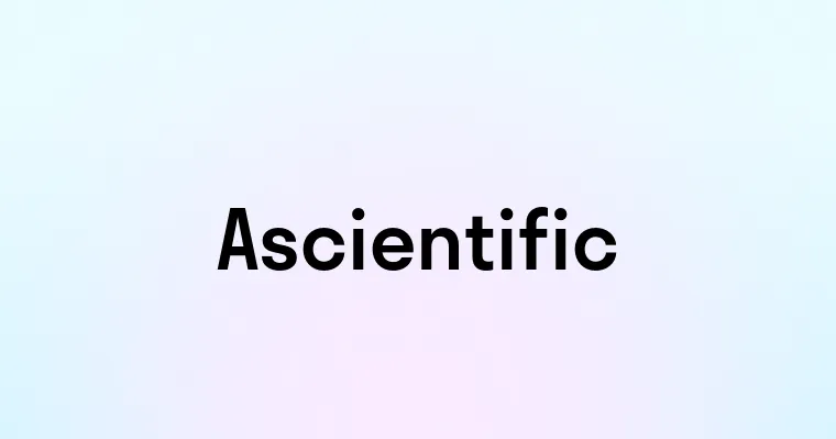 Ascientific