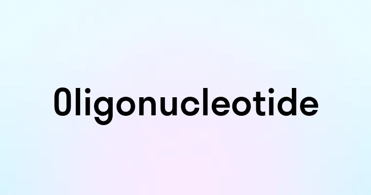 Oligonucleotide