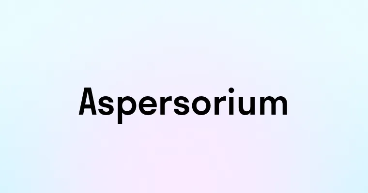 Aspersorium